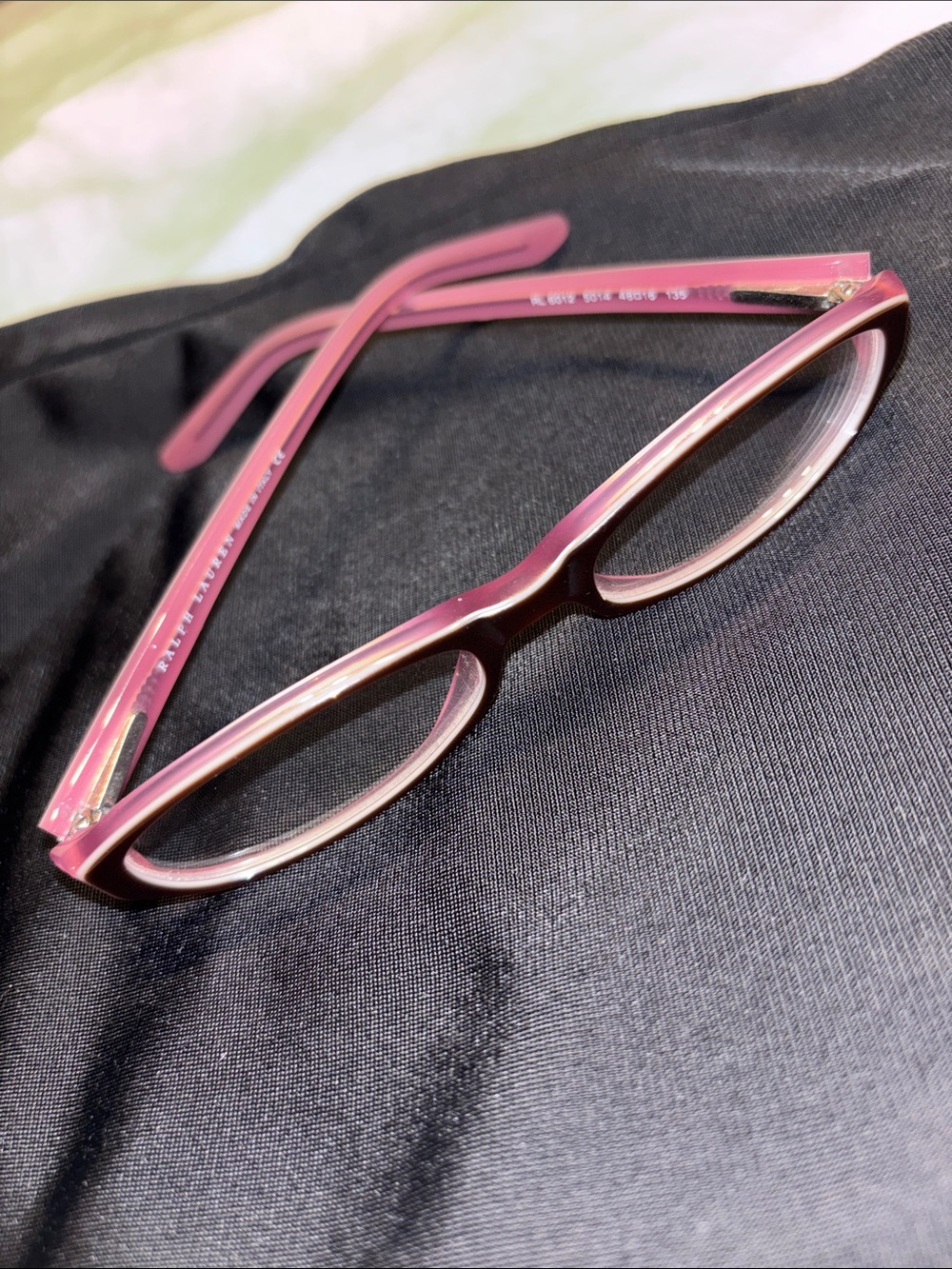 Ralph Lauren Pink Cat Eye Women's Eyeglass Frames Slight Prescription